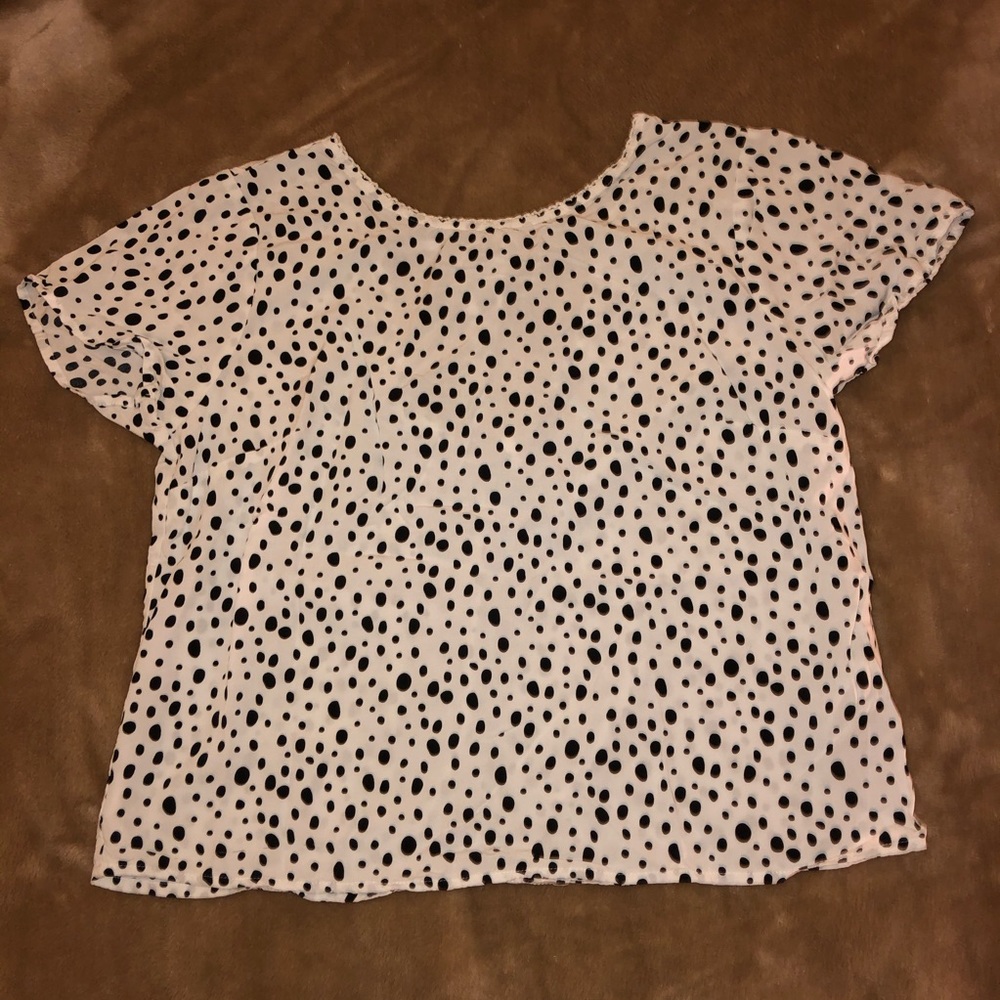 Polka dot top